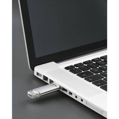 Hama C-Laeta lecteur USB flash 32 Go USB Type-A / USB Type-C 3.2 Gen 1 (3.1 Gen 1) Argent