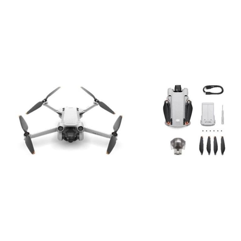 DJI Mini 3 Pro Drone (sans controller) - 18 km de vol - 4K - 249 g - DJI