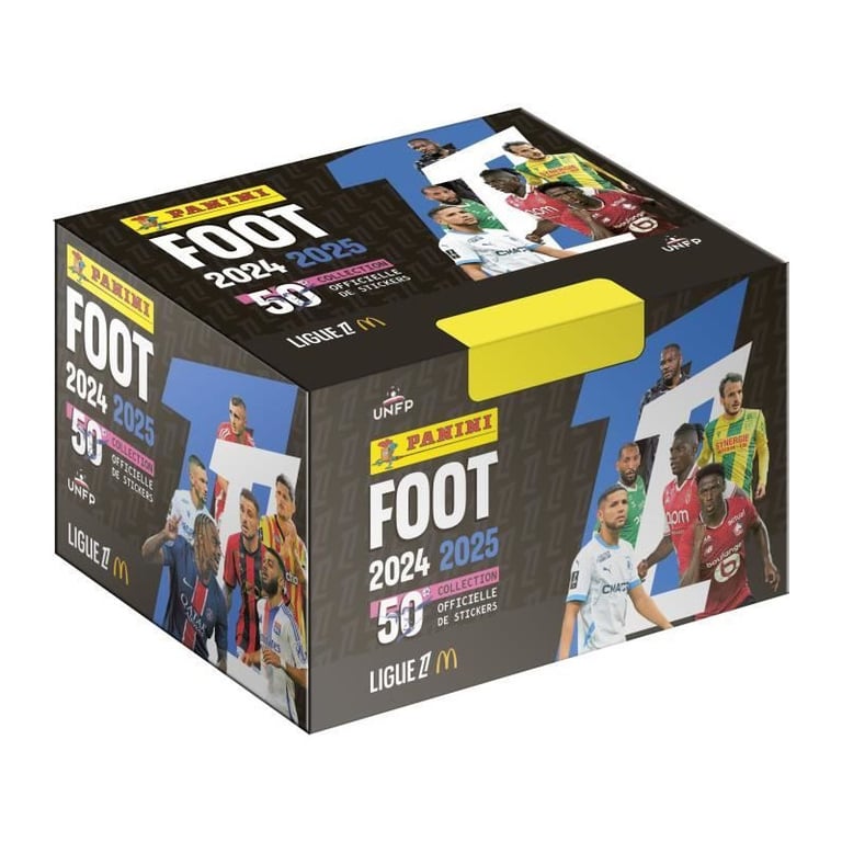 Boîte PANINI Foot Ligue 1 2024 2025 McDonald' 50 pochettes 350 stickers - vue 2