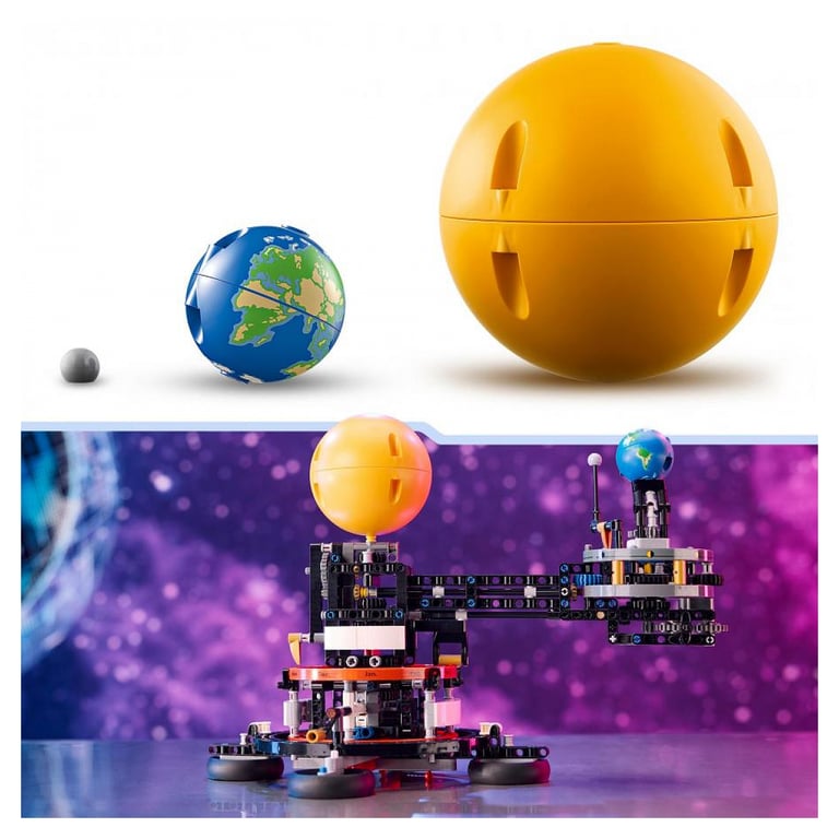 LEGO® Technic Set Planète Terre et Lune en Orbite - Apprenez le Système Solaire - Neuf