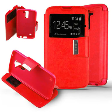 Etui Folio compatible Rouge LG K10