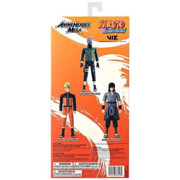 Figurine Anime Heroes articulée BANDAI Naruto Shippuden Kakashi Hatake Mega 30 cm - vue 2