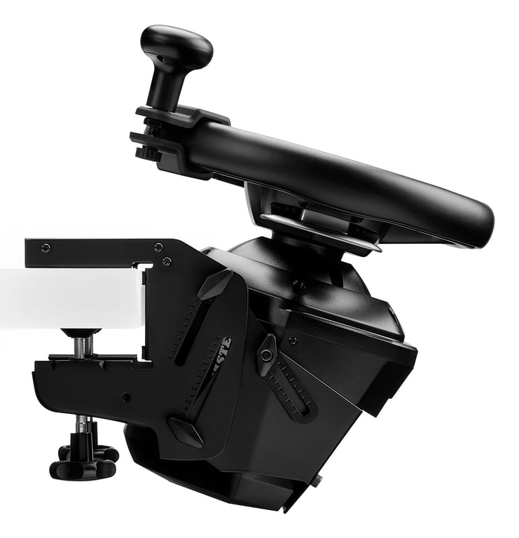 Thrustmaster SimTask Steering Kit, Support De Volant Racing Et Boule De Manœuvre Pour Conduite De Poids Lourds, Compatible T128 & T248 Noir - vue 6