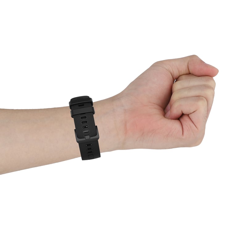 INF Bracelet de montre en silicone compatible avec Polar Ignite/Unite Noir - vue 4