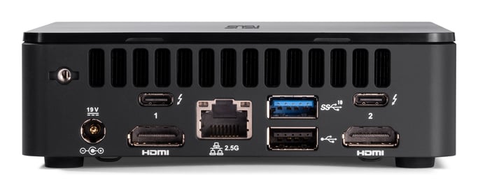 ASUS NUC 12 Pro Slim Kit RNUC12WSKI700002I UCFF Nero i7-1260P