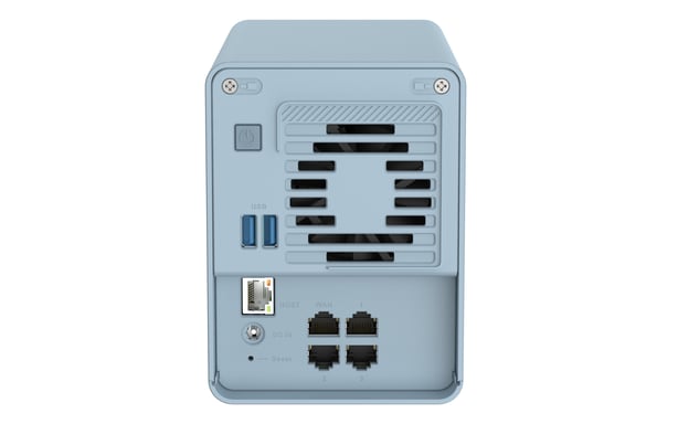 QNAP QMiroPlus-201W NAS Desktop Intel® Celeron® J4125 4Gb DDR4 0Tb QNAP Turbo System Blu