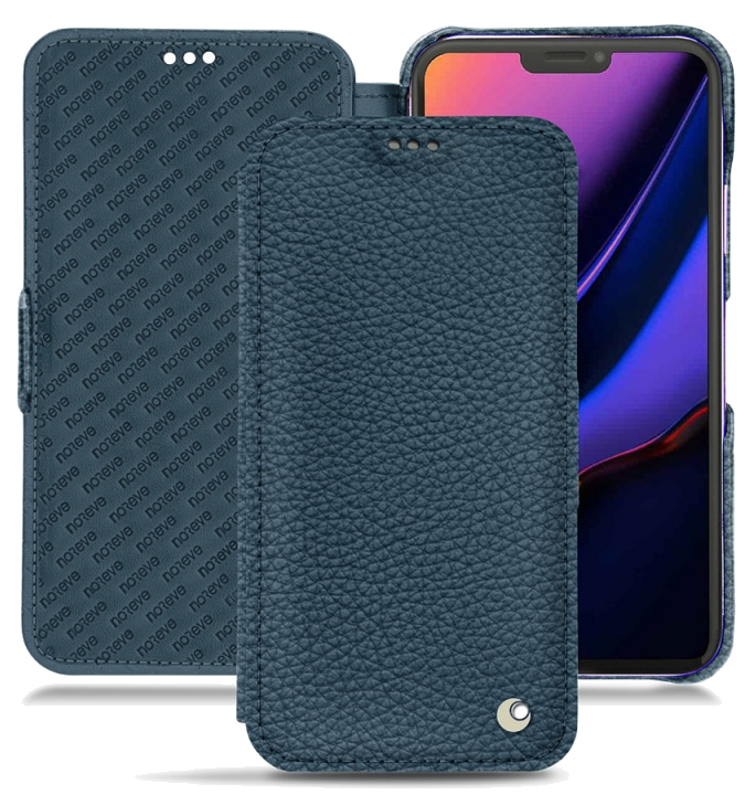 Housse cuir Apple iPhone 11 Pro - Rabat horizontalBleu