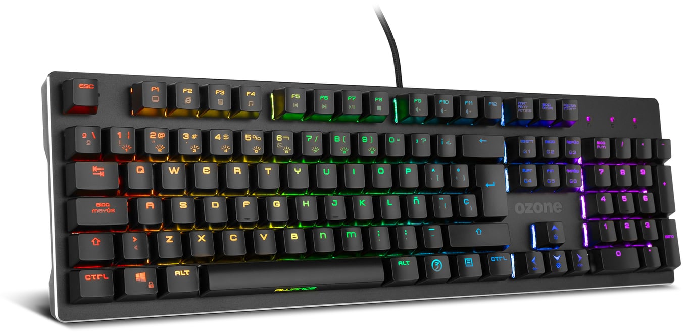 Ozone Alliance clavier Jouer USB QWERTY Espagnole Neuf
