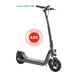 Patinete eléctrico para adultos con potente motor de 500 W, scooter eléctrico de cercanías, hasta 25 km/h, alcance de 40 km, freno de disco delantero y trasero y neumáticos de aire de 10 pulgadas