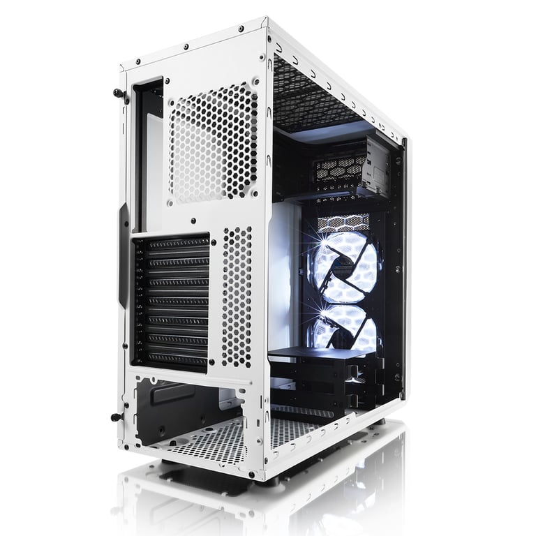 FRACTAL DESIGN BOITIER PC Focus G Moyen Tour Verre trempé Format ATX FD CA FOCUS BK W - vue 5
