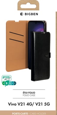Bigben Connected FOLIOV21B funda para teléfono móvil Negro