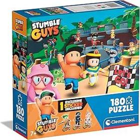 Puzzle 180 pièces Clementoni Stumble Guys 48,5 x 33,5 cm Portrait Couleurs vives - Neuf