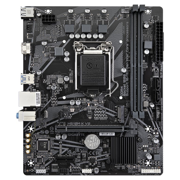 Gigabyte H510M K V2 carte mère Intel H470 Express LGA 1200 (Socket H5) micro ATX