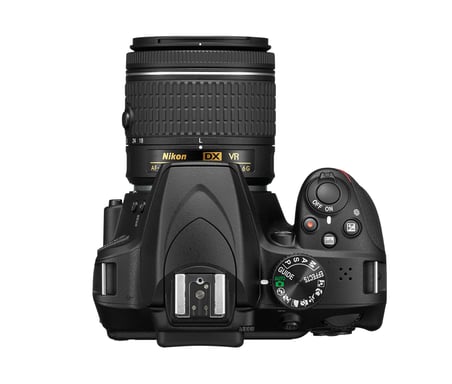 Nikon D3400 + AF-P DX 18-55 mm 1:3.5-5.6G VR Kit fotocamera SLR 24,2 MP CMOS 6000 x 4000 pixel Nero