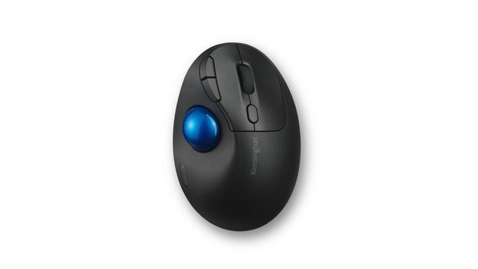 Kensington Pro Fit Ergo TB450 ratón Mano destra RF senza fili + Bluetooth Trackball 1600 DPI