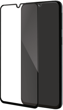 Protector de pantalla de vidrio templado (100% de cobertura de superficie) para Samsung Galaxy A40 2019, Negro