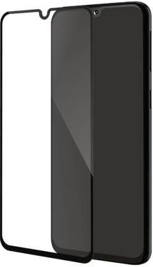 Protection d'écran en verre trempé (100% de surface couverte) pour Samsung Galaxy A40 2019, Noir