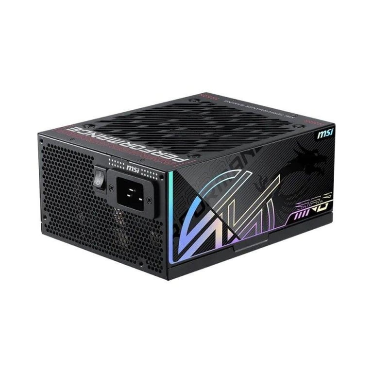 Alimentation MSI MPG Ai1300TS PCIE5 80 PLUS modulaire - vue 4