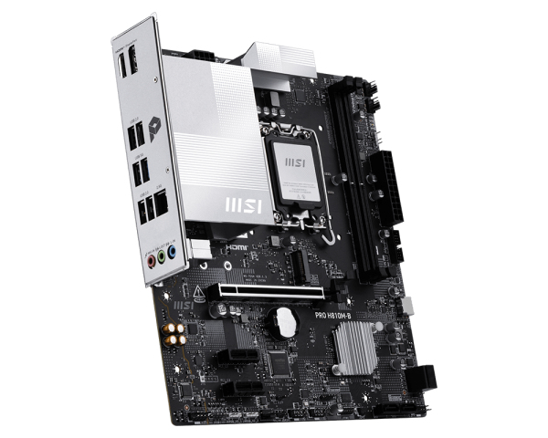 MSI PRO H810M-B carte mère Intel H810 LGA 1851 (Socket V1) micro ATX - Neuf