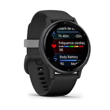Vivoactive 5, Boitier noir avec bracelet Noir