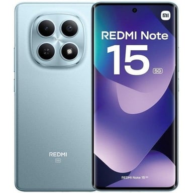 Xiaomi Redmi Note 15 5G Blu 256 GB - Schermo AMOLED 6,77'', Fotocamera 108 MP, Snapdragon 6 Gen 3, Batteria 5520 mAh