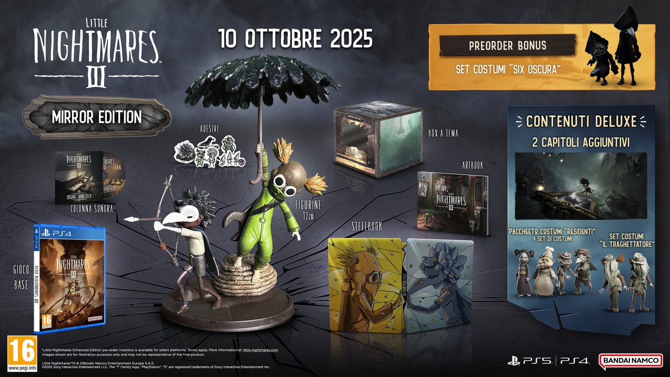 BANDAI NAMCO Entertainment Little Nightmares III Mirror Edition PS4 PlayStation 4 Neuf - vue 3
