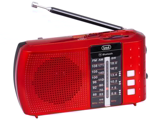 Trevi RA 7F20 BT Portable Analogique et numérique Rouge
