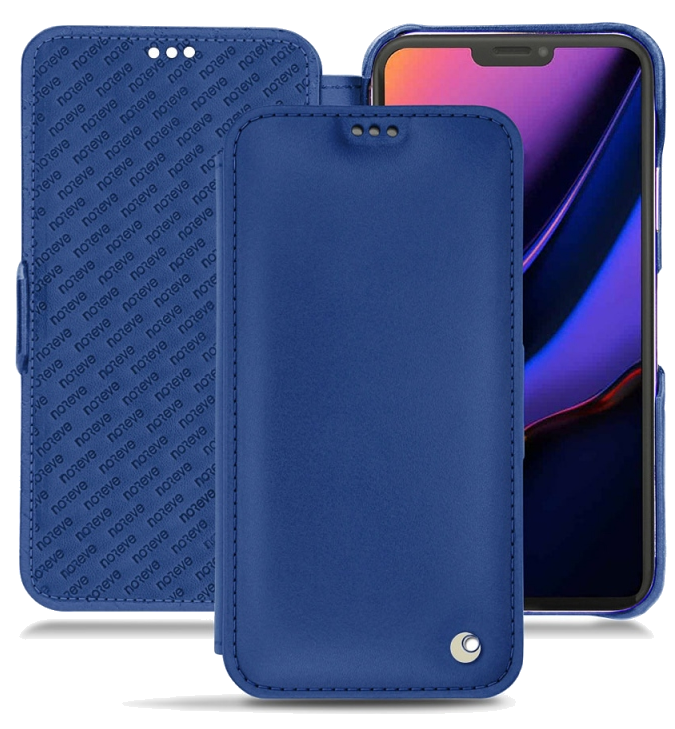 Housse cuir Apple iPhone 11 Pro - Rabat horizontalBleu