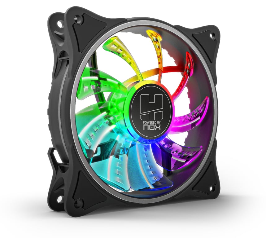 NOX A-Fan Boitier PC Ventilateur 12 cm Noir 1 pièce(s)