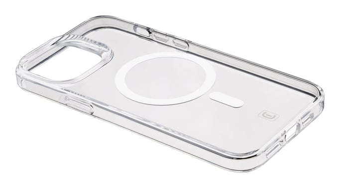 Cellularline Gloss Mag - Custodia per iPhone 14 con magneti per la ricarica e il fissaggio all'adattatore di alimentazione Apple iPhone 14 MagSafe