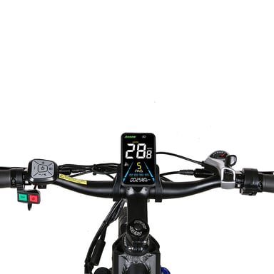 Samebike XD26-II Bicicleta eléctrica para adultos, 750 W, 26 pulgadas, suspensión total, batería de 48 V y 14 Ah