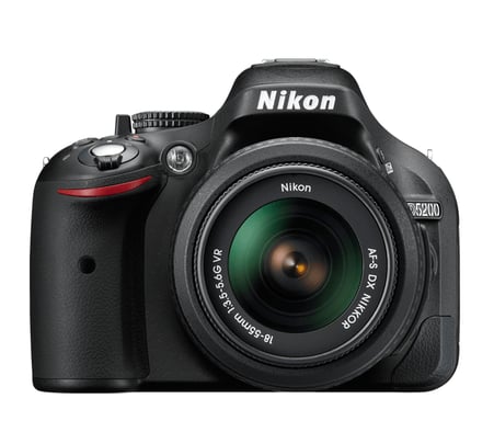 Nikon D5200 Boîtier d'appareil-photo SLR 24,1 MP CMOS 6000 x 4000 pixels Noir