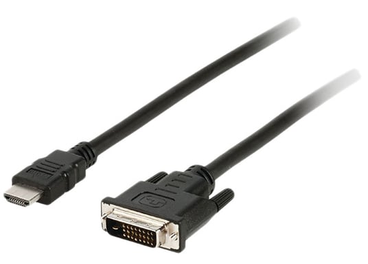 DLH DY-TU3322B adaptador de cable de vídeo 1,8 m HDMI tipo A (Estándar) DVI-D Negro