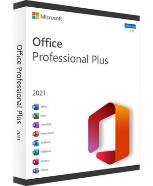 Microsoft Office 2021 Professionnel Plus (Pro Plus) - Clé licence à télécharger - Livraison rapide 7/7j