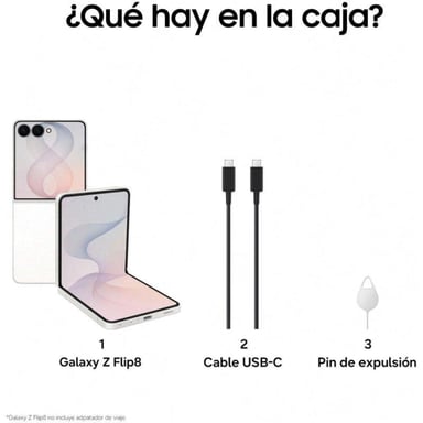 Galaxy Z Flip8 (5G) 512 GB, Blanco