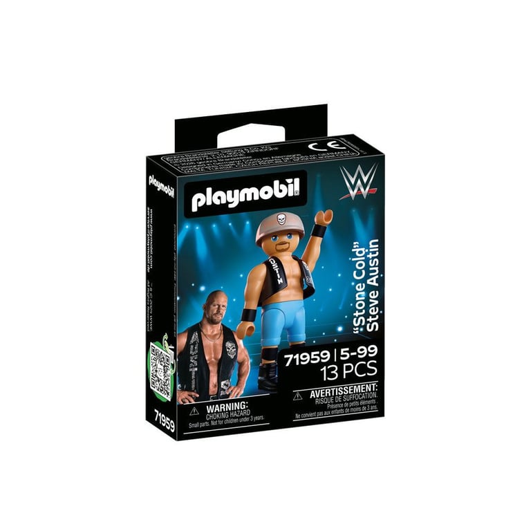 Playmobil WWE 71959 Stone Cold Steve Austin - vue 3