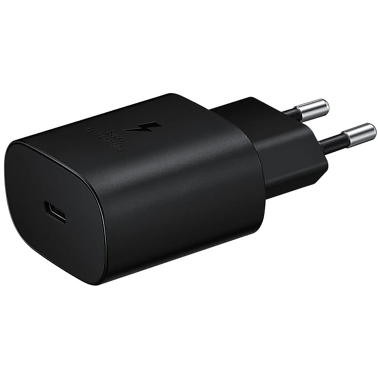 Samsung Original l'Adapteur de charge radpide USB-C emballage d'usine - 25 Watt - Noir - Neuf