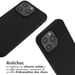 imoshion Coque en silicone avec cordon pour Apple iPhone 14 Pro Max - Noir