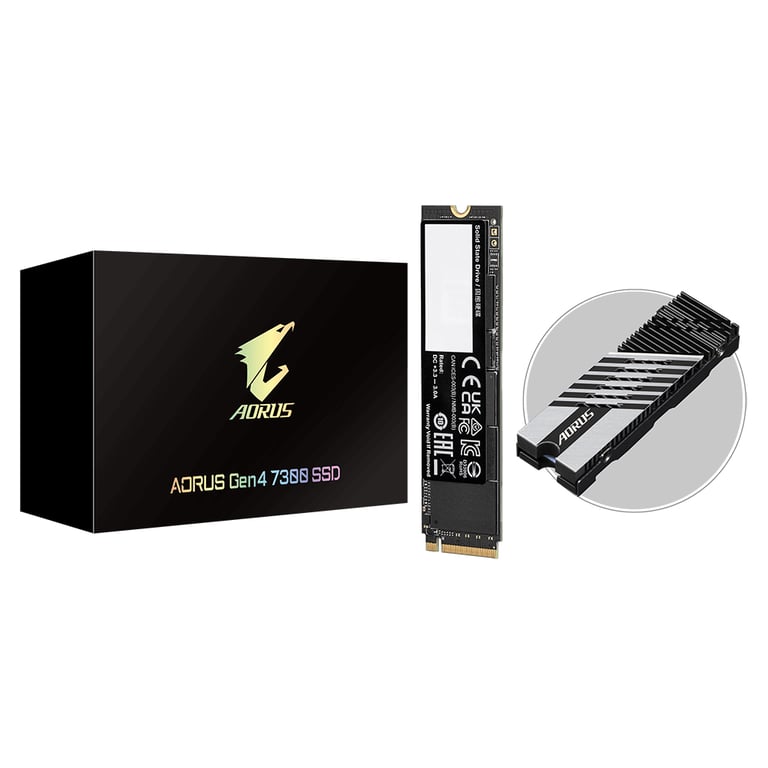GIGABYTE AORUS Gen4 7300 SSD 2TB .2 PCI Express 4.0 NVMe 3D TLC NAND Neuf