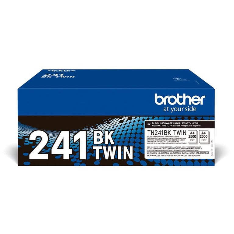 Brother TN 241BK Twin Pack - vue 9