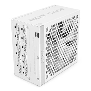 NZXT C1200 Gold ATX 3.1 PCIe 5.1 1200W 80 Plus Gold Modular Blanca