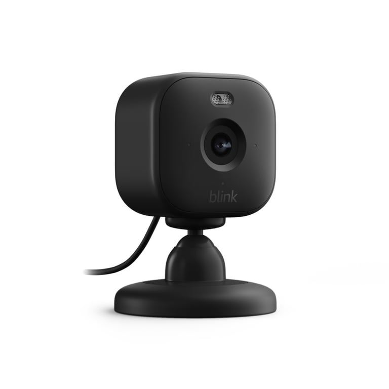 Blink Mini 2 | Caméra de surveillance connectée à prise vidéo nocturne HD en couleur projecteur intégré système audio bidirectionnel détection de mouvements fonctionne avec Alexa |