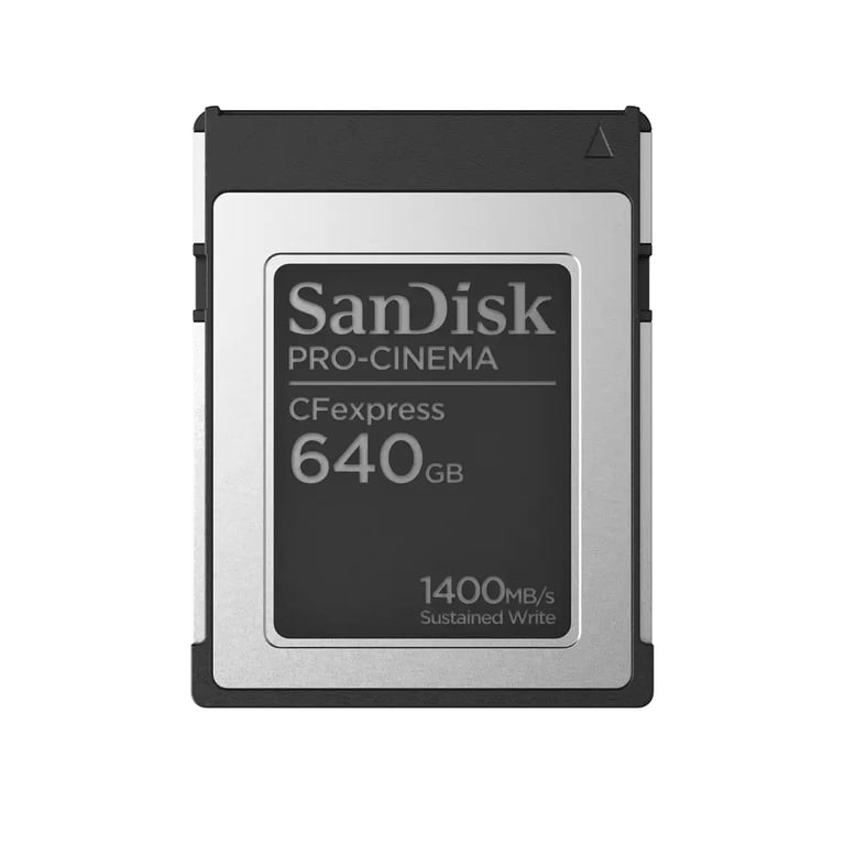 SanDisk PRO CINEMA CFexpress 640 Go Neuf