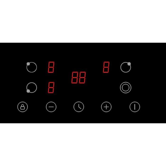 Plaque de cuisson vitrocéramique OCEANIC 3 foyers L56 x P49 cm OCEATV3Z60 - vue 5