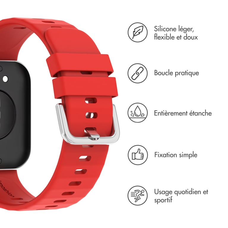 Bracelet imoshion Silicone pour Huawei Watch Fit 3 - vue 9