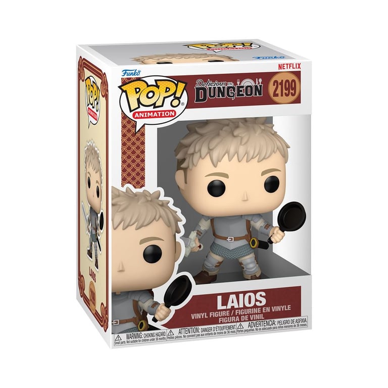 Figurine en vinyle Funko POP! Animation Delicious in Dungeon Laios 10,4 cm - Neuf