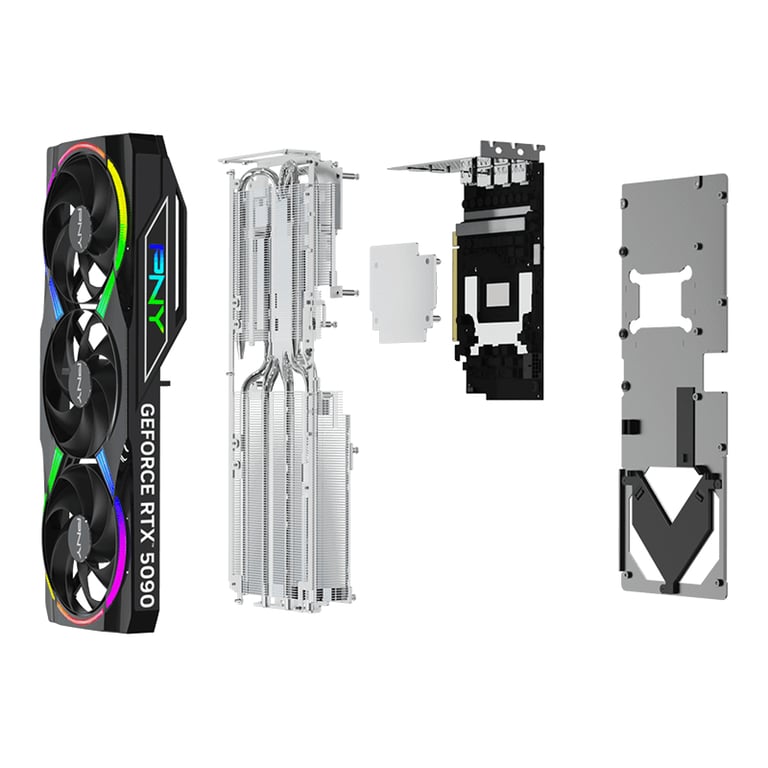 PNY GeForce RTX 5090 ARGB EPIC X RGB NVIDIA GDDR7 Neuf - vue 2