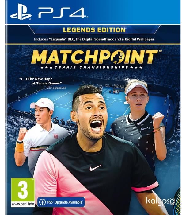 Matchpoint - Tennis Championships Legends Editions Jeu PS4