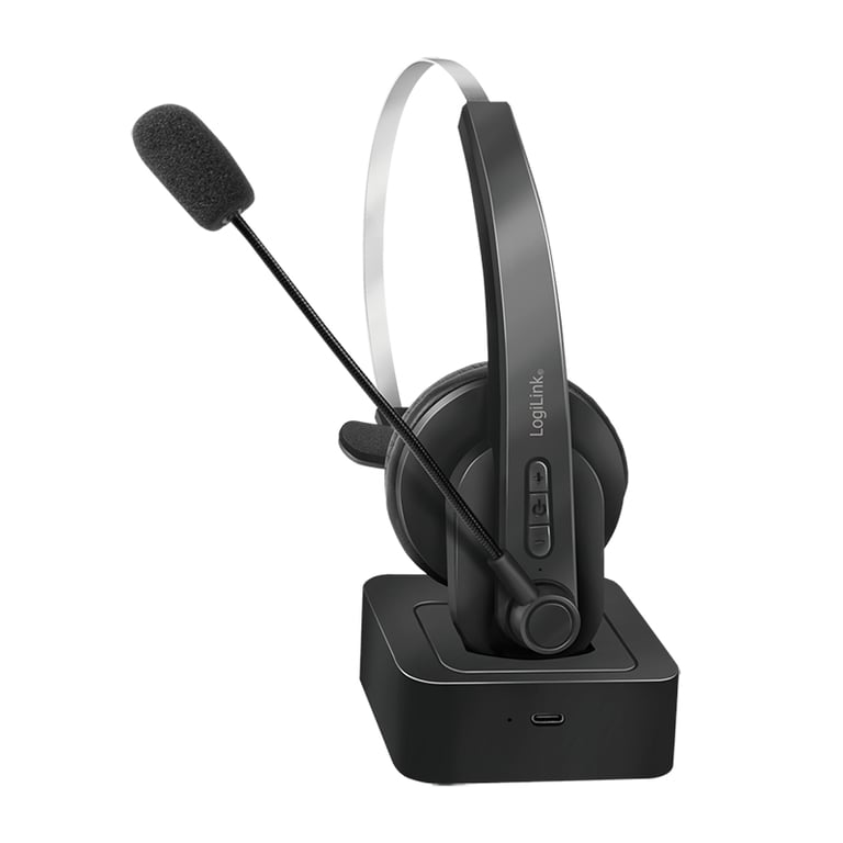 Casque LogiLink BT0059 – Sans Fil, Autonomie 18h, Micro Réglable - vue 2
