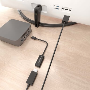 AISENS A125-0904 câble vidéo et adaptateur 0,15 m Mini DisplayPort HDMI Type A (Standard) Noir